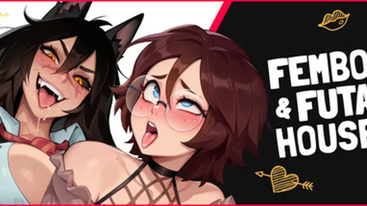 FEMBOY FUTA HOUSE主视觉与游戏场景