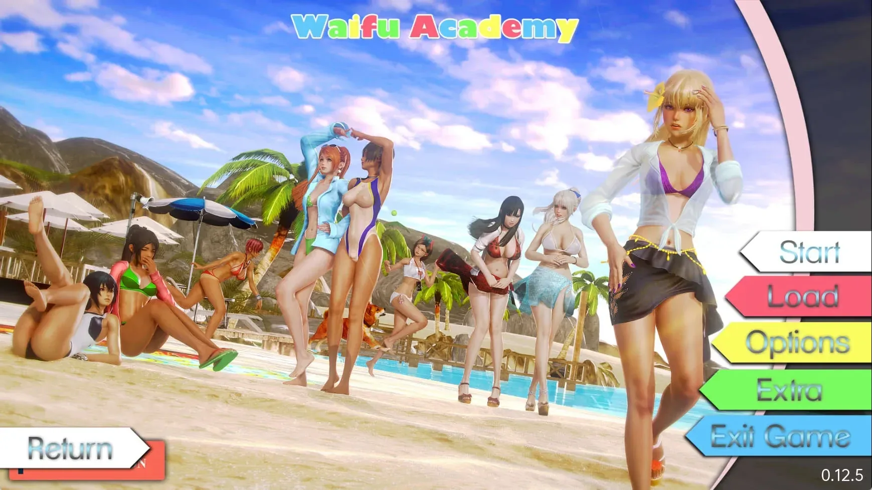 二次元老婆学院 Waifu Academy场景探索游戏截图